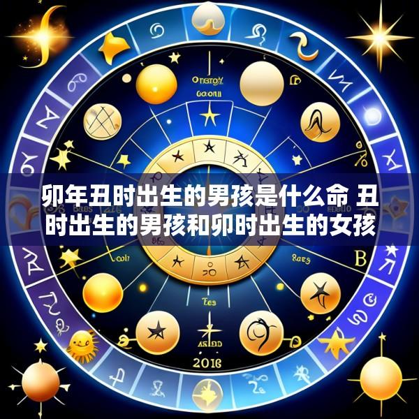 卯年丑时出生的男孩是什么命 丑时出生的男孩和卯时出生的女孩