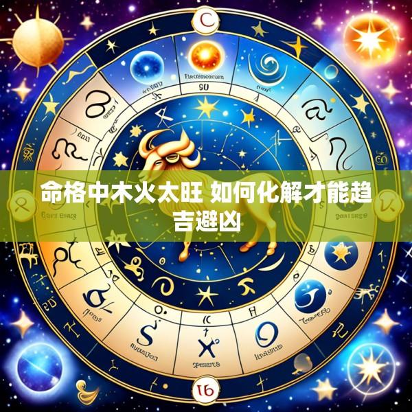 命格中木火太旺 如何化解才能趋吉避凶