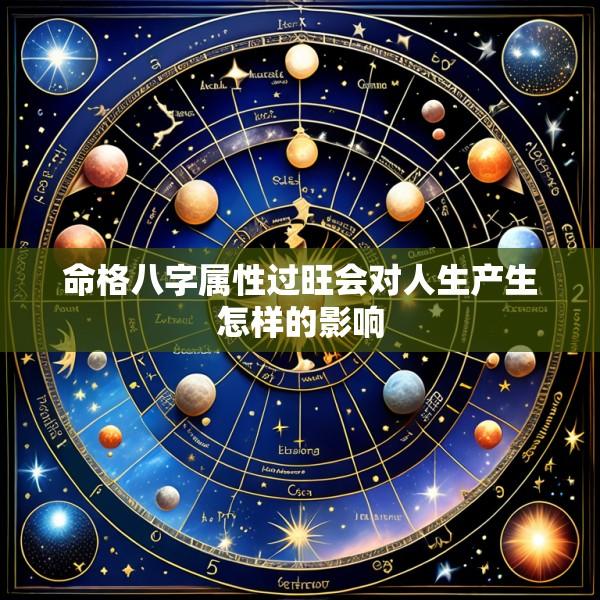 命格八字属性过旺会对人生产生怎样的影响