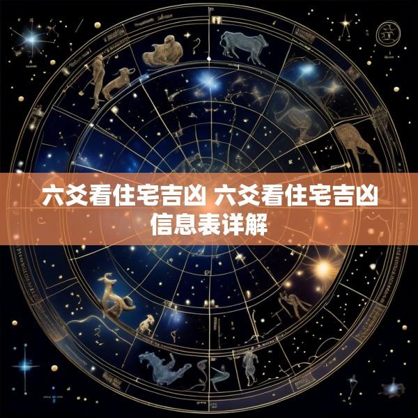 六爻看住宅吉凶 六爻看住宅吉凶信息表详解