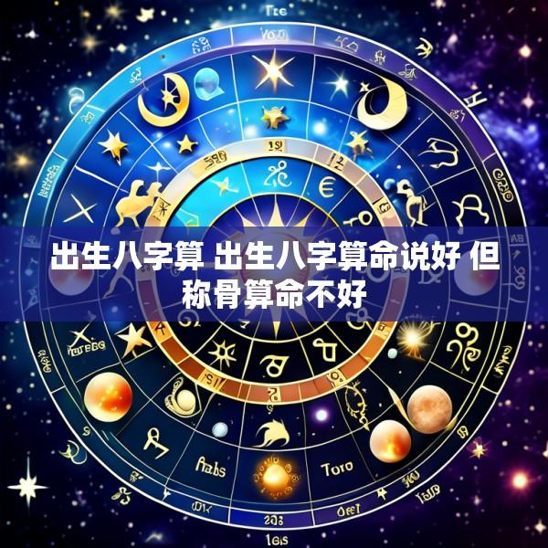 出生八字算 出生八字算命说好 但称骨算命不好