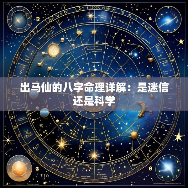 出马仙的八字命理详解：是迷信还是科学