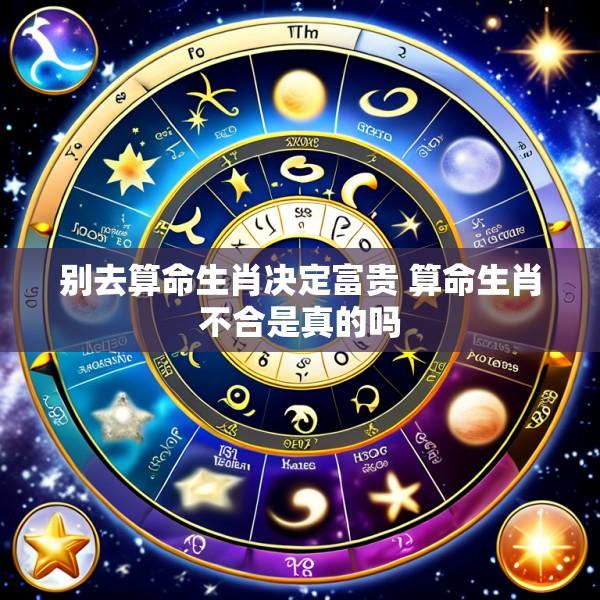 别去算命生肖决定富贵 算命生肖不合是真的吗