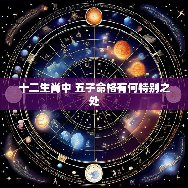 十二生肖中 五子命格有何特别之处