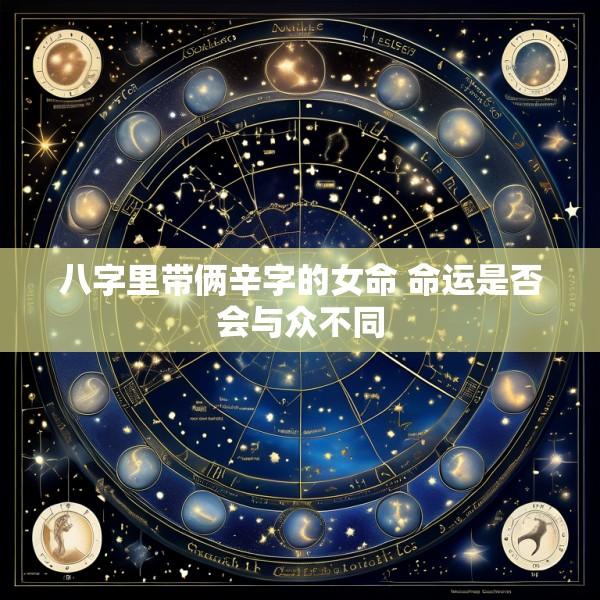 八字里带俩辛字的女命 命运是否会与众不同