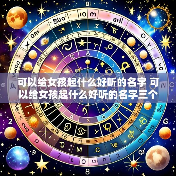 可以给女孩起什么好听的名字 可以给女孩起什么好听的名字三个字