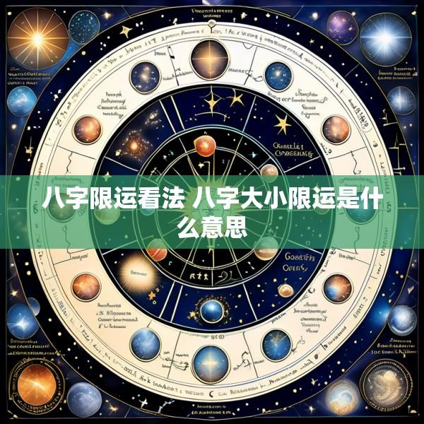 八字限运看法 八字大小限运是什么意思