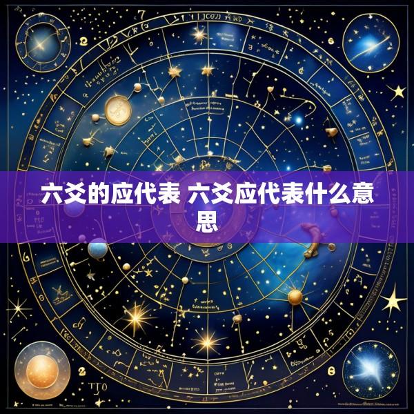 六爻的应代表 六爻应代表什么意思