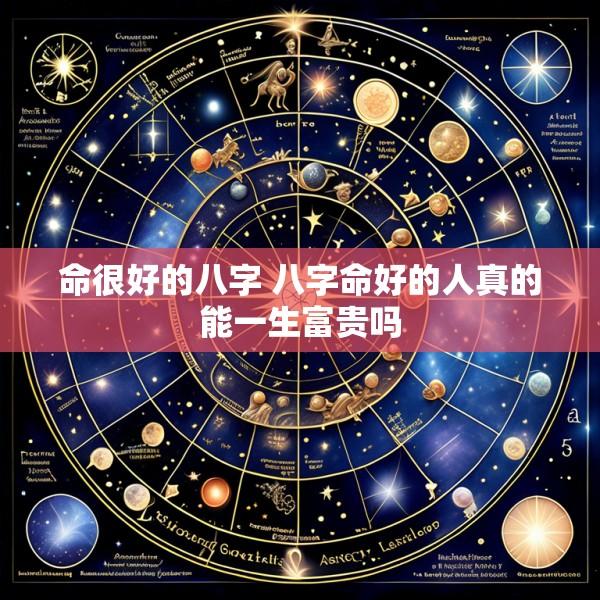 命很好的八字 八字命好的人真的能一生富贵吗