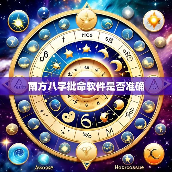 南方八字批命软件是否准确
