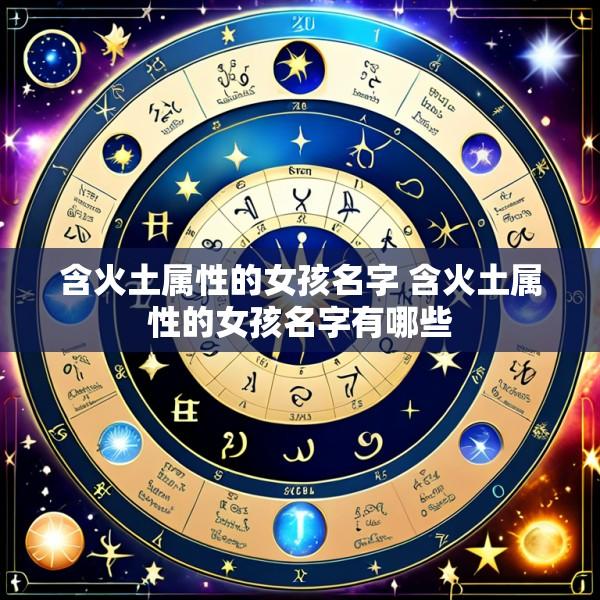 含火土属性的女孩名字 含火土属性的女孩名字有哪些