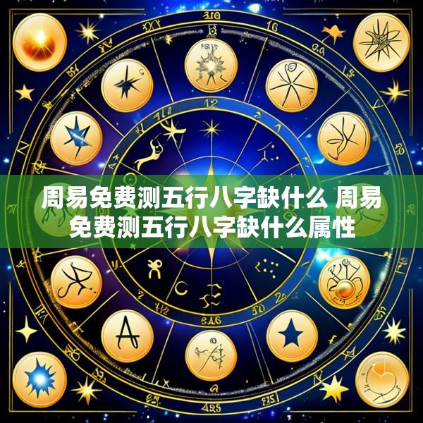周易免费测五行八字缺什么 周易免费测五行八字缺什么属性
