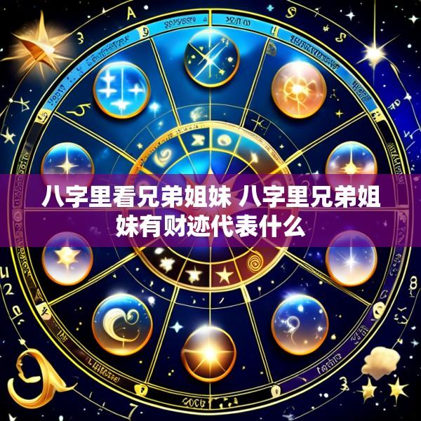 八字里看兄弟姐妹 八字里兄弟姐妹有财迹代表什么