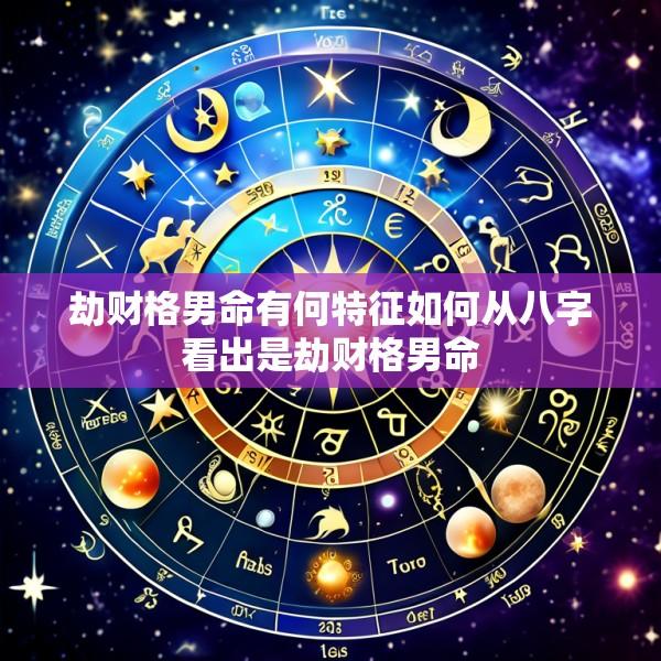 劫财格男命有何特征如何从八字看出是劫财格男命