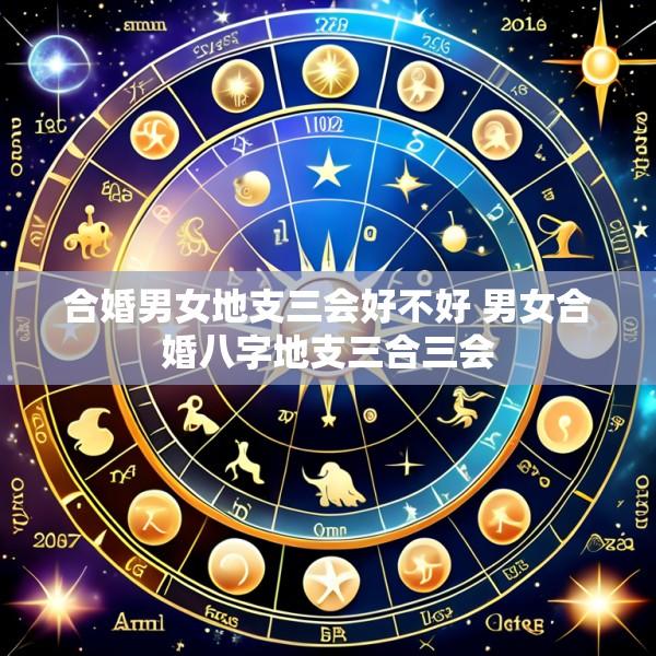 合婚男女地支三会好不好 男女合婚八字地支三合三会