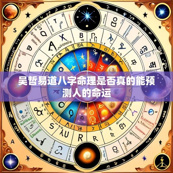 吴哲易道八字命理是否真的能预测人的命运