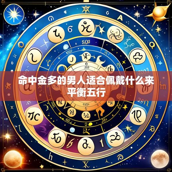 命中金多的男人适合佩戴什么来平衡五行