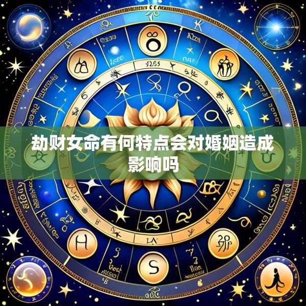 劫财女命有何特点会对婚姻造成影响吗