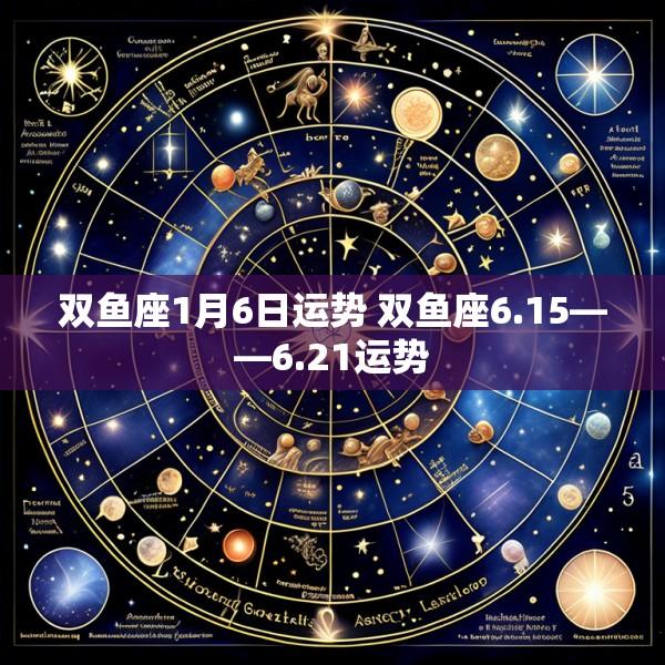 双鱼座1月6日运势 双鱼座6.15――6.21运势
