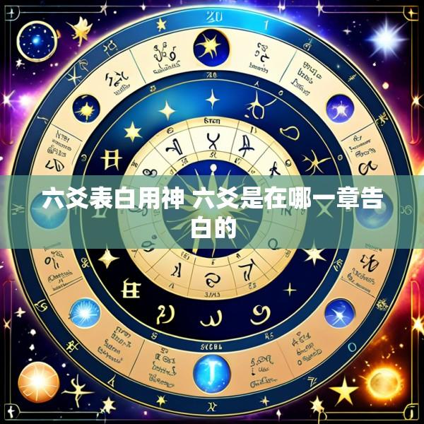 六爻表白用神 六爻是在哪一章告白的