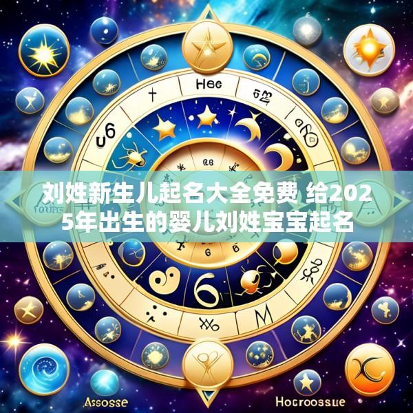 刘姓新生儿起名大全免费 给2025年出生的婴儿刘姓宝宝起名