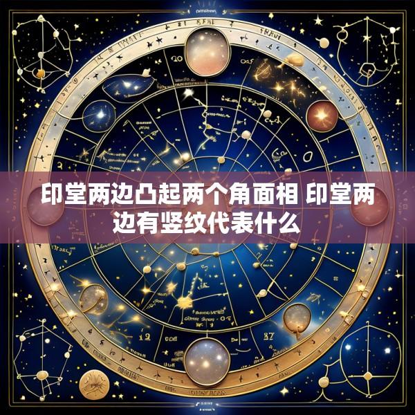 印堂两边凸起两个角面相 印堂两边有竖纹代表什么