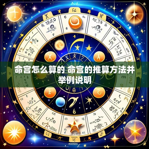 命宫怎么算的 命宫的推算方法并举例说明