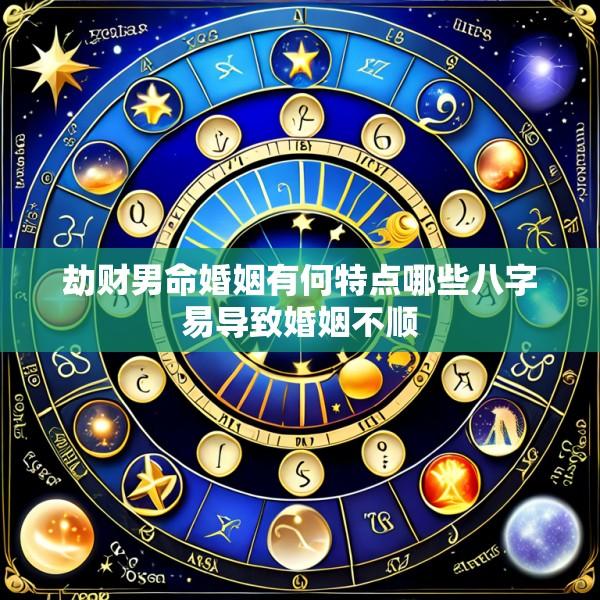 劫财男命婚姻有何特点哪些八字易导致婚姻不顺
