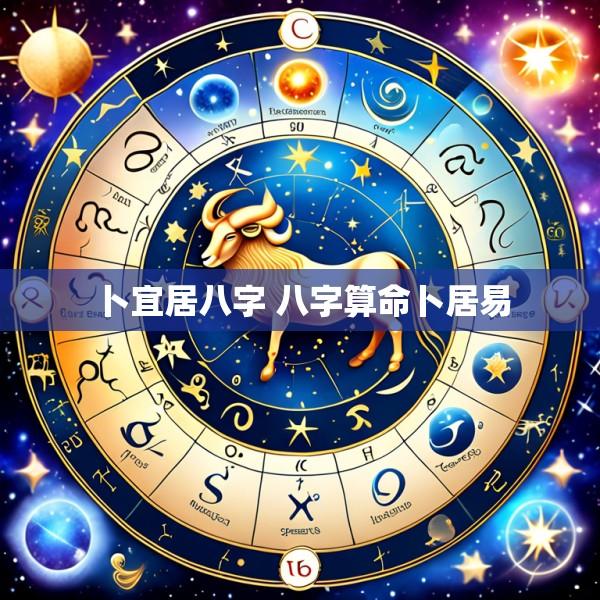 卜宜居八字 八字算命卜居易