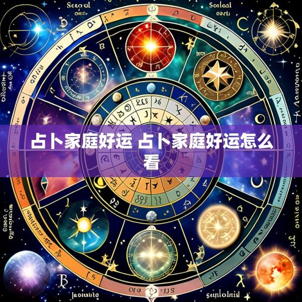 占卜家庭好运 占卜家庭好运怎么看
