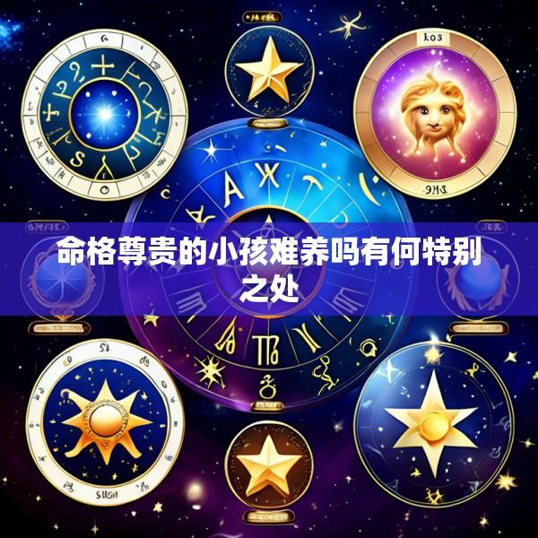 命格尊贵的小孩难养吗有何特别之处