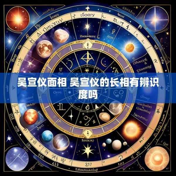 吴宣仪面相 吴宣仪的长相有辨识度吗