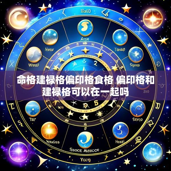 命格建禄格偏印格食格 偏印格和建禄格可以在一起吗