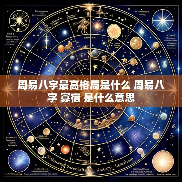 周易八字最高格局是什么 周易八字 寡宿 是什么意思