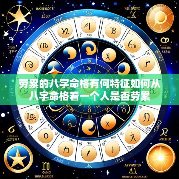 劳累的八字命格有何特征如何从八字命格看一个人是否劳累