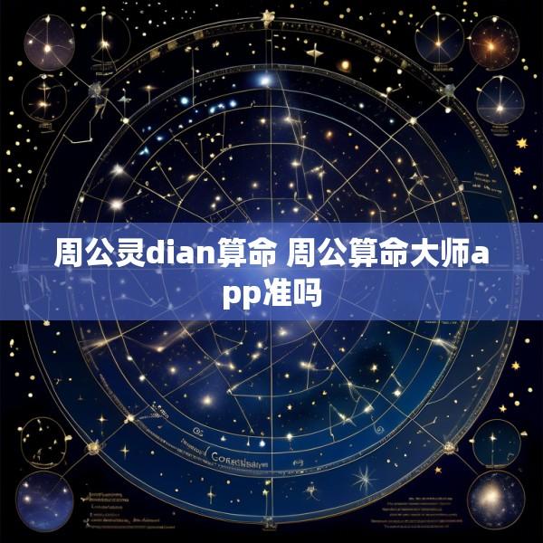 周公灵dian算命 周公算命大师app准吗