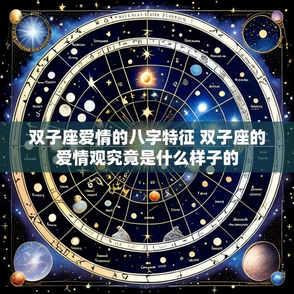 双子座爱情的八字特征 双子座的爱情观究竟是什么样子的