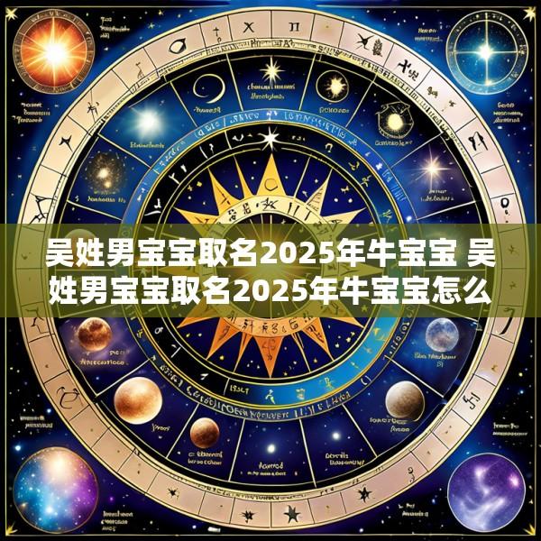 吴姓男宝宝取名2025年牛宝宝 吴姓男宝宝取名2025年牛宝宝怎么取