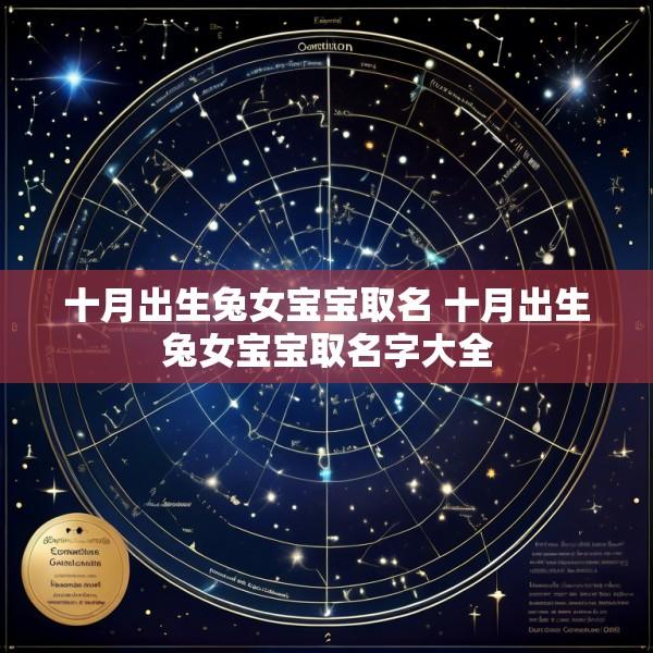十月出生兔女宝宝取名 十月出生兔女宝宝取名字大全