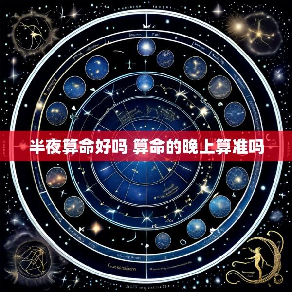 半夜算命好吗 算命的晚上算准吗