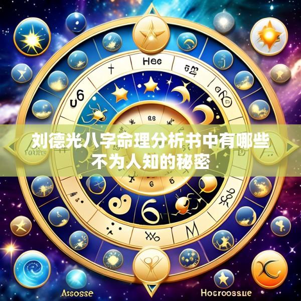 刘德光八字命理分析书中有哪些不为人知的秘密