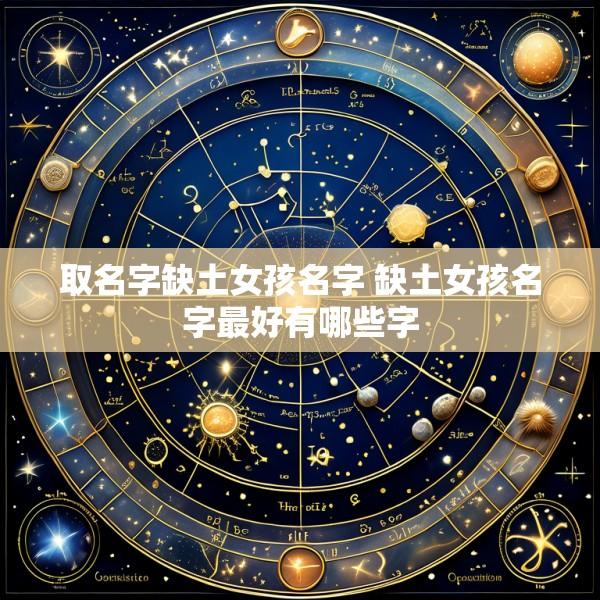 取名字缺土女孩名字 缺土女孩名字最好有哪些字