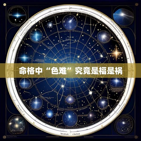 命格中“色难”究竟是福是祸