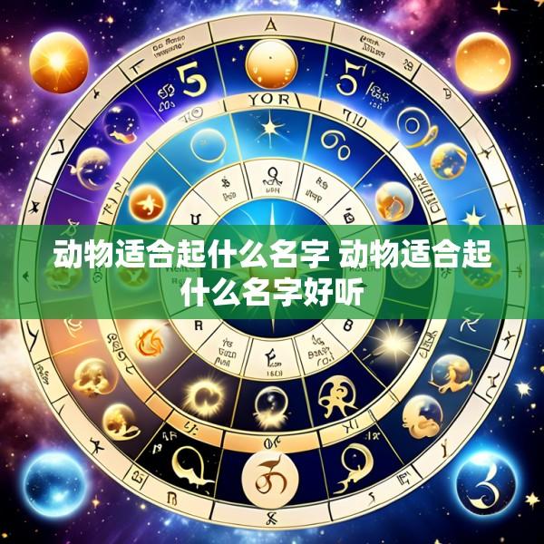 动物适合起什么名字 动物适合起什么名字好听