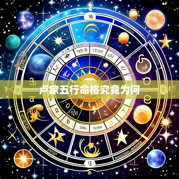 卢家五行命格究竟为何