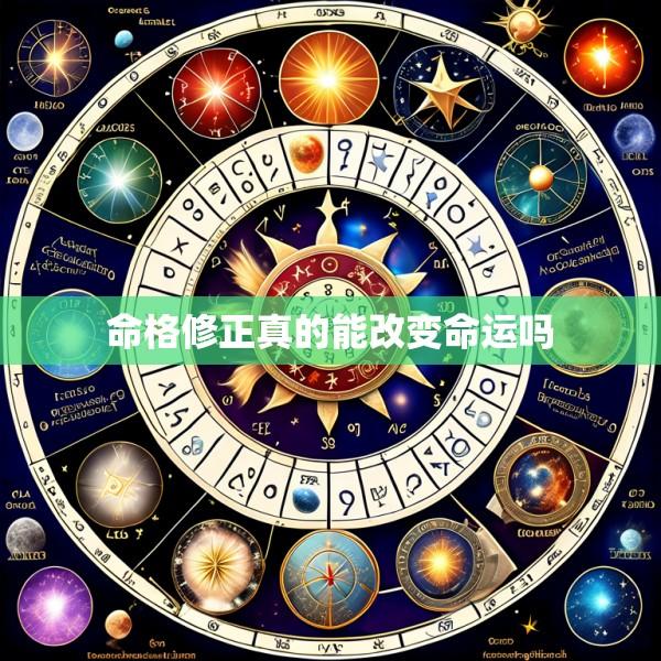 命格修正真的能改变命运吗
