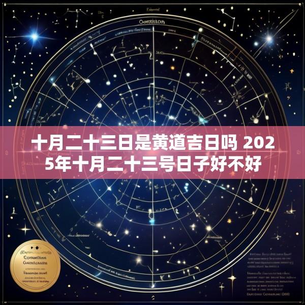 十月二十三日是黄道吉日吗 2025年十月二十三号日子好不好