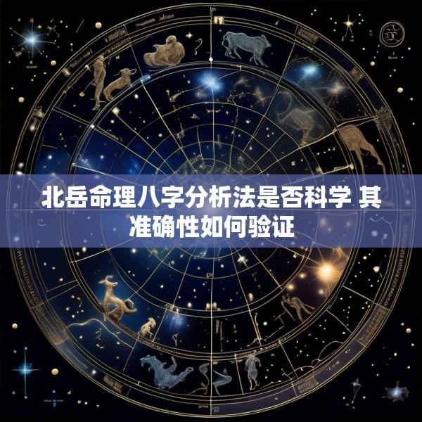 北岳命理八字分析法是否科学 其准确性如何验证