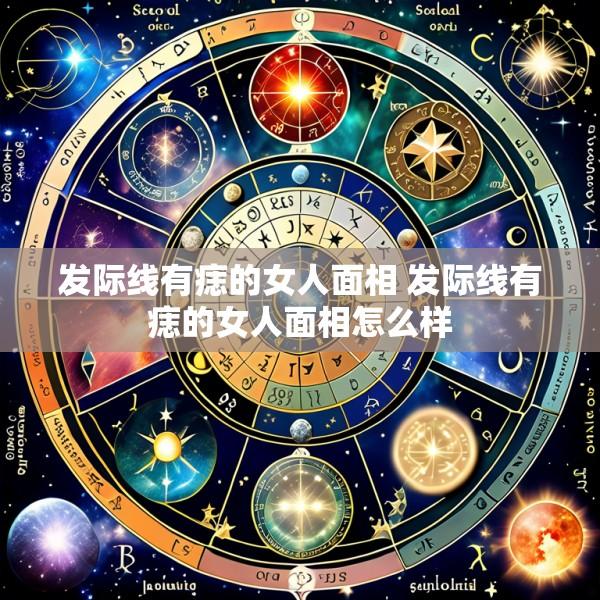 发际线有痣的女人面相 发际线有痣的女人面相怎么样