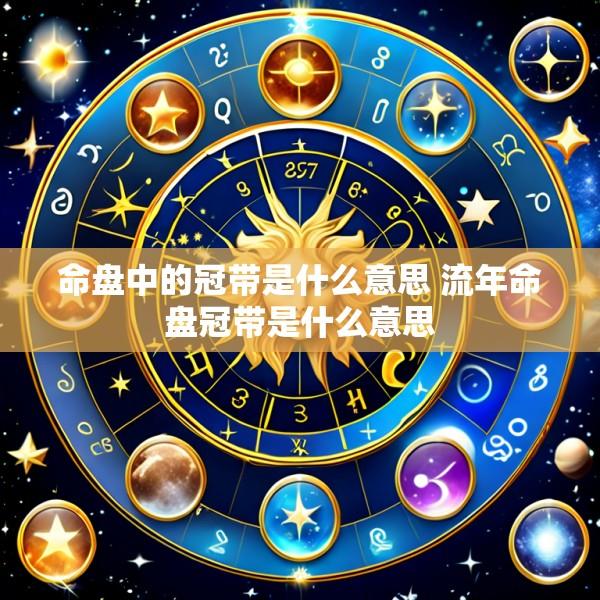 命盘中的冠带是什么意思 流年命盘冠带是什么意思